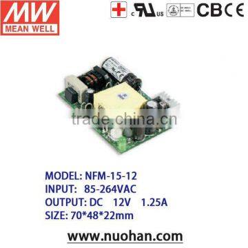 Meanwell 12v switching power supply/15W Single Output switching power supply/dc switch power supply