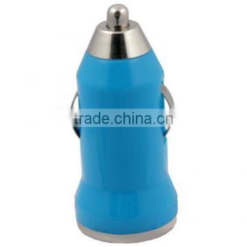 blue Universal Mini Car USB Charger