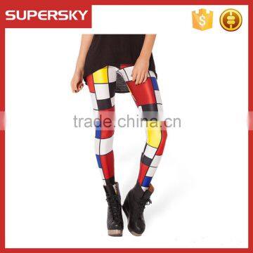 V-873 Newest Design Printed Leggings Digital Printed Leggings Tie Dye Sublimated Women Legging