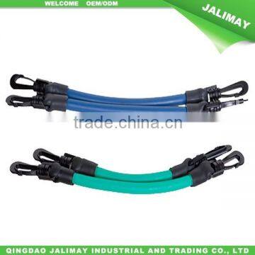 Colored Latex Rubber Resistance Band With Plastic Hook                        
                                                Quality Choice