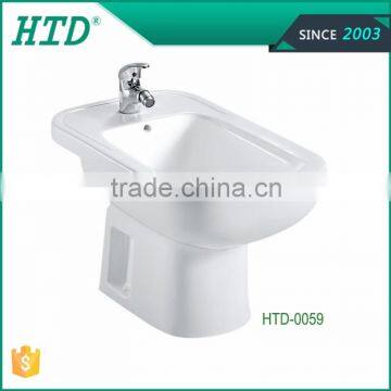 HTD-0059 Floor mounted women bidet/sanitary ware lady using bidet/Female Ceramic Bidet