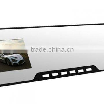 2.7 Inch LCD 1080P Full HD 5.0M Pixel 140 Degree Wide Angle Ultra-thin Rearview Mirror Car DVR