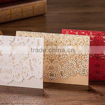 luxurious wedding invitation card