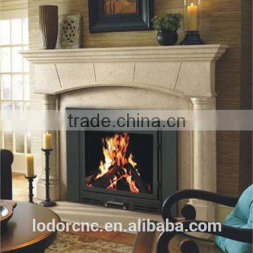 YN-020 Indoor Antique Metal Wood Burning Fireplace photo-2
