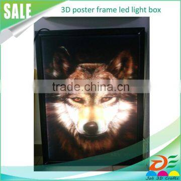 promotional gift outdoor advertising light box/ large size 3d poster light box