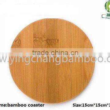 wood bamboo chrismas promotional carved coaster