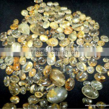 Golden Rutilated Quartz Cabochons, Gemstones Cabochons