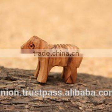 Olive Wood Carved Sheep Mini Size