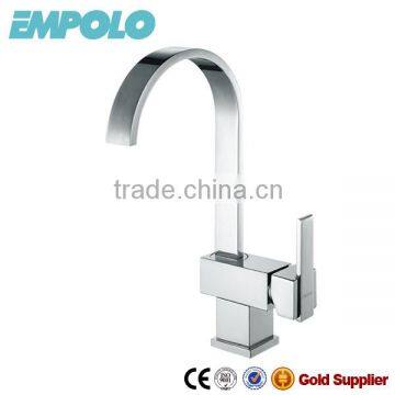 Deck Mounted Solid Brass Pull Down Kitchen Faucet 12 2102