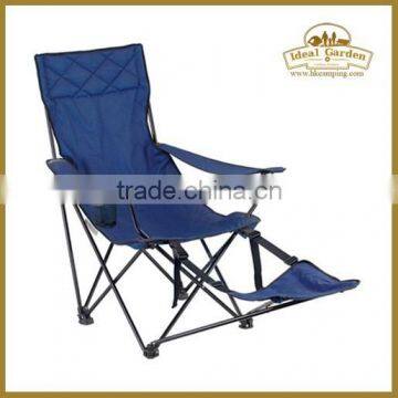 Camping beach chair with foot rest