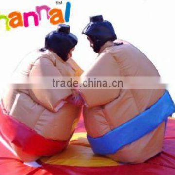 2016 Hot sales kids and adults inflatable sumo wrestling suits