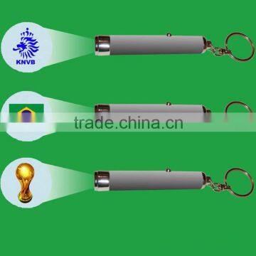 LED projection metal keychain,LOGO customization keychain, advertising promotions gift