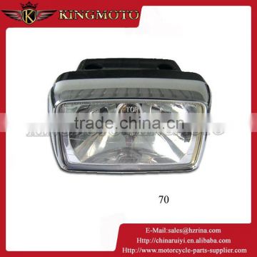 2015 updated small back housing 7inch round led headlight 12v 24v led Motorcycle headlight with E-Mark certificate