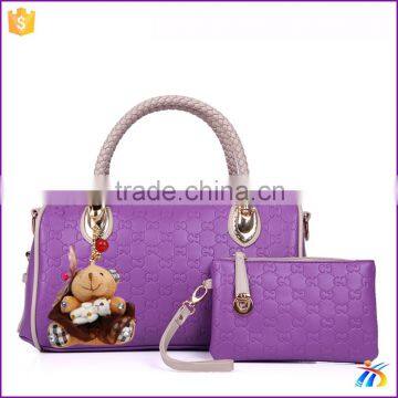 New Fashion popular Women Handbags with wallet set bags 2015