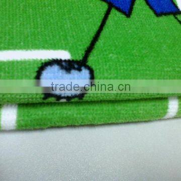2015 Fashion Football Beach Towel of Green Color With Custom Design photo-4