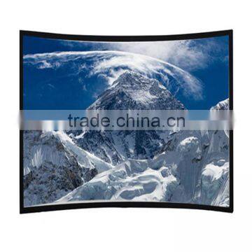 16:9 100" Nano 4k curved fixed frame projection screen