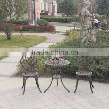 outdoor furniture tulip 2 chairs with 1 table