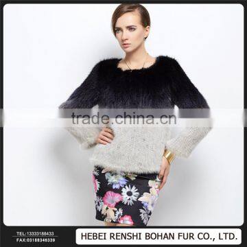 New Design Made In China Mink Integral Skin Knit Pullovers