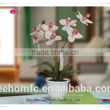 Chinese silk flowers artificial orchid flower supplier