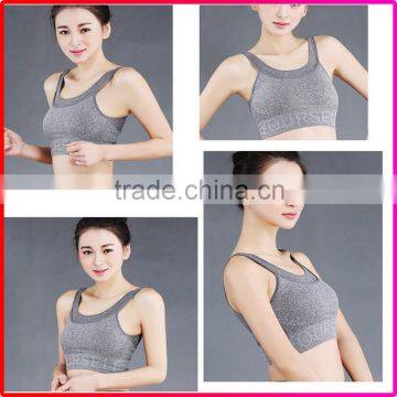 Wholesale no rims fitness sports yoga bra for women