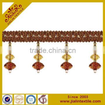 wholesaler decorative acrylic bead fringe