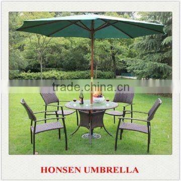 Frames Wood Sun Garden Outdoor Parasol