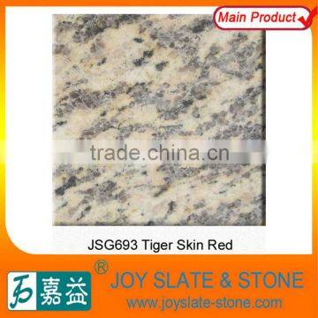 G693 Tiger skin red granite in pavements for inner polishes