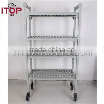 HOT SELL commercial shelving with wheels