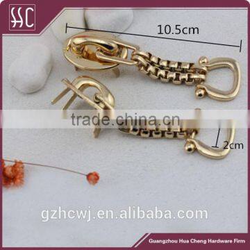 Gold Metal Hanging Ornament, Metal Bag Accessory, Guangzhou Metal Hardware for Handbag Accessory photo-2