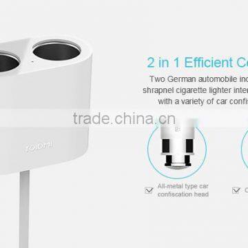 Xiaomi 2 in 1 Multi-function 8 A 90-192W Car Cigarette Lighter Charger Adapter photo-6