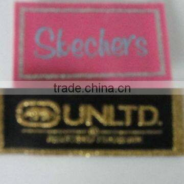 high quality colorful woven label for casual clothes