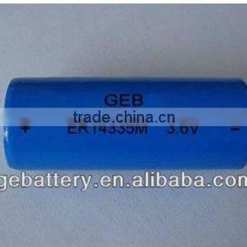 Er14335m LiSOCl2 Rechargeable 2/3AA 3.6v Battery photo-2