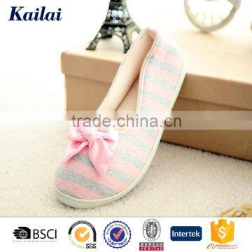 women jersey bow design shoes