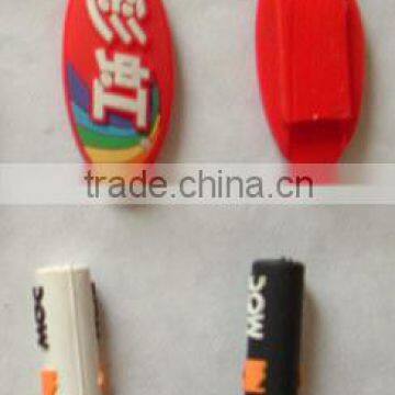 custom make promotion gift printing words soft pvc pencil topper