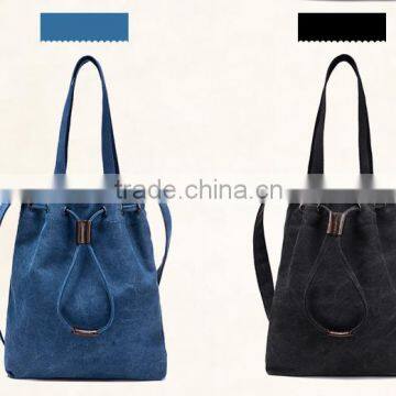 19 Years Experience Vintage Canvas Leather Messenger School Handbag