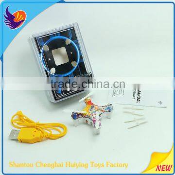Colorful Beauty LED Light Small Electric Vehicle 6-axis Gyro rc Quadcopter