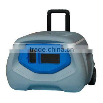 Roller plastic customize ice cooler box with speaker