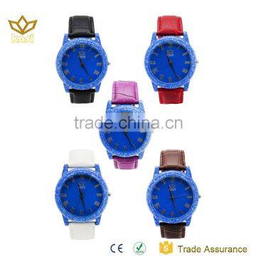 Festival gift multi function colorfully backlight automatic watch winder quartz bracelet watch 7030