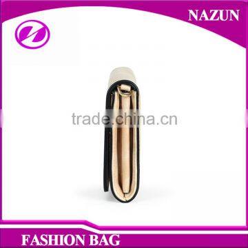 Factory Top Grade Quality Gold Lady Purses Messenger Bags Women PU Leather Clutch Bags photo-3