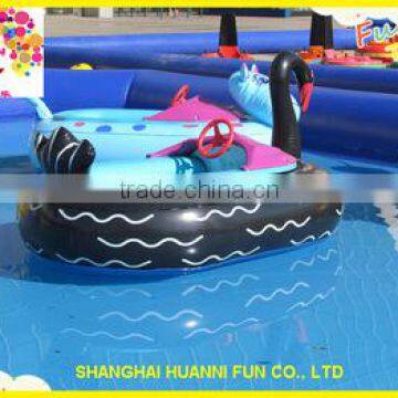 Inflatable Swan Float Water Pool Inflatable Swan Boat / Swan Inflatable Float Toy photo-5