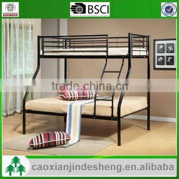 Low price Bedroom adult Twin over Full metal bunk bed - Black TF- 30