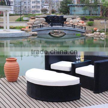 3 PCS Outdoor Rattan Lover Sofa Set