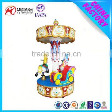 Made in china musical christmas electric carousel ride