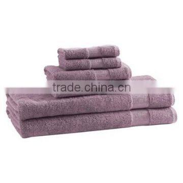 Dobby Type and Woven Technics Stock Bath Towel Set photo-3