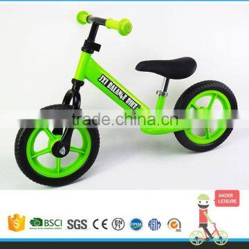 Popular model 3 year kid no pedal balance bike for sale