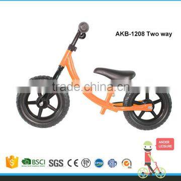 2016 china two way iron kid balance learn bike