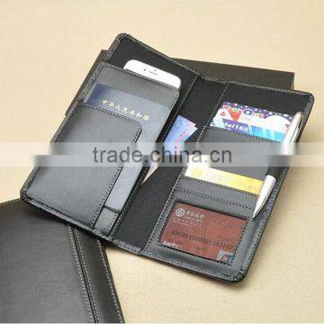 Top Quality Personality Leather Passport Holder With Multi-function Pocket photo-4