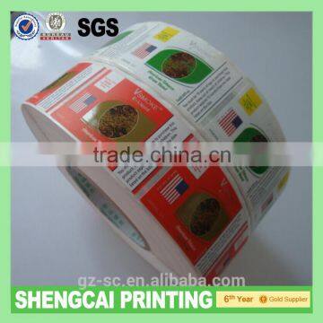 High quality & custom all kinds of UV vinyl sticker for promotionGZSC-AS031