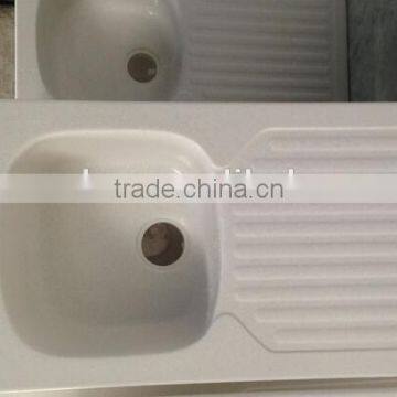 Manufacture Acrylic Solid Surface Single Bowl Kitchen Sink, ,resin Stone Kitchen Sinks photo-5
