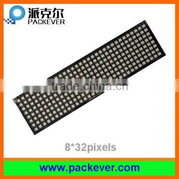 5V black PCB 8*32LEDs ws2812 ws2812B flexible led matrix display